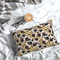 thumbnail image 5 of Pofeuu Snake And Rose Print Polyester Microfiber Plush Pillowcases, Super Soft and Cozy Pillow Case Covers with Envelop Closure（Pillow core not included）-20"x30", 5 of 6
