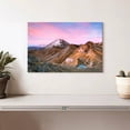 thumbnail image 2 of Elephant Stock Tongariro Mountainscape Wall Art - Horizontal Canvas Wall Art - Living Room Wall Decor - Places Canvas - Gray And Pink Decor By Matteo Colombo - 12" x 8", 2 of 8