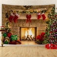 thumbnail image 1 of Harpily Christmas Background Fabric Studio Shot Christmas Pattern Photography Background Blanket, 1 of 4