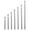 Silver, variant on Troglfold wind chime pipe 7pcs Aluminum Wind Chime Tubes Kit for Outdoor Decor,4.53"X0.17"X0.17"