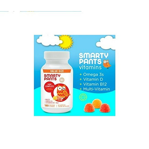 Smarty Pants Kids Complete Multi-Vitamin, 180 Gummies - Walmart.com ...