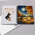 thumbnail image 4 of Hello Fall Doberman Pinscher Enjoys Warm Campfire Autumn Night Bright Moon Spiral Bound Journal Doberman Dog Lover Gifts 5x7in Spiral Notebook - 01008, 4 of 5