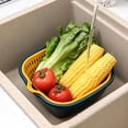 thumbnail image 3 of Cesta de Secado de Vegetales, 2 en 1 Cesta de Lavado de Frutas Fácil de Limpiar Portátiles Gran Capacidad para viajar, 3 of 7