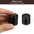 thumbnail image 5 of Uxcell 24/410 PP Plastic Disc Top Caps Press Cap, 48Pcs Durable Replacement Caps, Black, 5 of 6