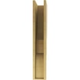 thumbnail image 4 of 6"W x 12"D x 36"H Thin Ridgewood Rough Cedar Woodgrain TimberThane Corbel, Primed Tan, 4 of 6