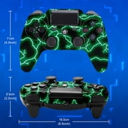 Wireless Controller Compatible with P4/P4 Slim/P4 Pro/Windows PC, Green