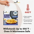 thumbnail image 6 of Impresserve 14 Inch Round Silicone-Coated Parchment Paper Baking Liners, 100 Sheets, 6 of 10