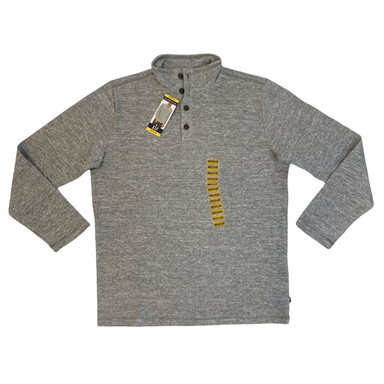 Gap Men's Long Sleeve Mock Neck Cotton Blend Pullover Sweater (Castle Rock,  L) - Walmart.com