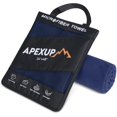 thumbnail image 1 of Toalla APEXUP de microfibra, 122 x 61 cm, secado rápido, color azul marino, 1 of 8