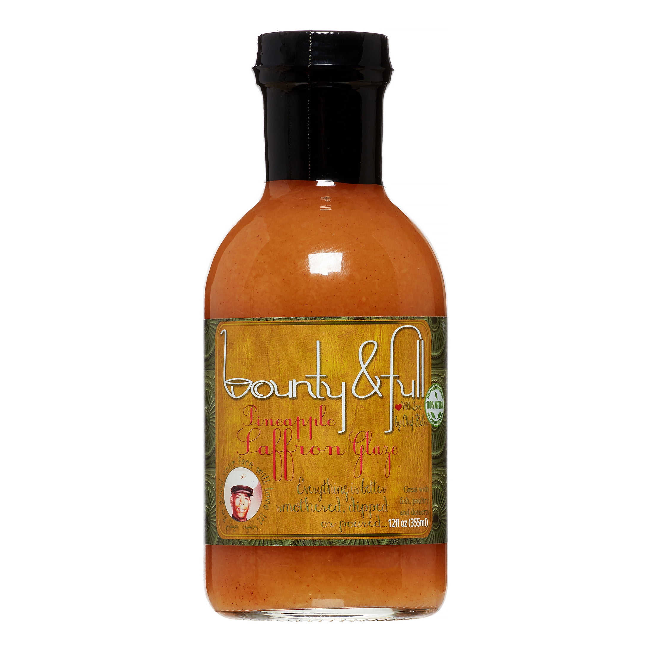 Bounty & Full Pineapple Saffron Glaze, 12 Fl Oz by Bounty & Full