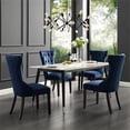 thumbnail image 2 of Posh Living Rebecca Velvet Dining Chair in Navy Blue(Set of 2), 2 of 8