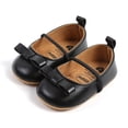 thumbnail image 6 of URMAGIC Infant Little Girls Ballerina Flats Shoes Mary Jane T-Strap School Uniform Party Dress Flat Shoes, 6 of 10