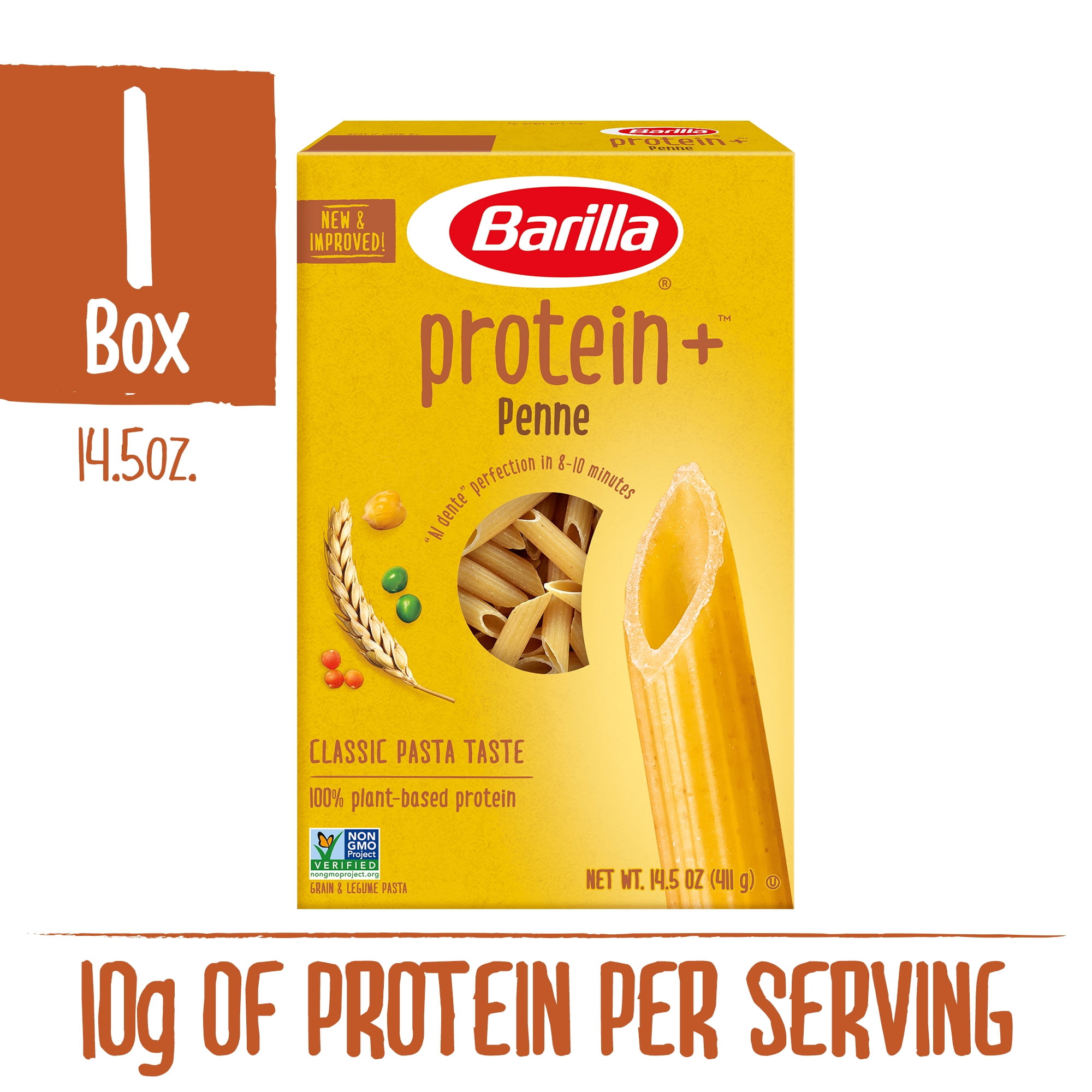 Barilla® Protein+ Grain & Legume Penne Pasta, 14.5 oz