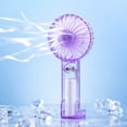 thumbnail image 4 of Portable Handheld Mini Neck Fans, Personal Fan Ventilador Recargable, Fans that Blow Cold Air USB Chill Pill Fans for Travel Beach Camping Hiking, 4 of 7