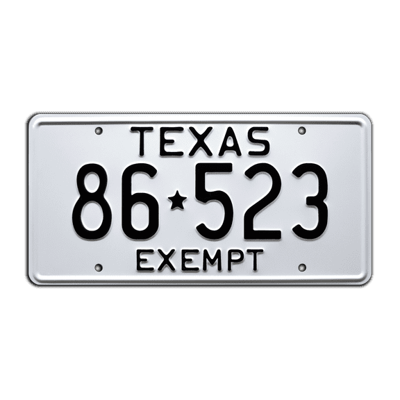 Smokey and the Bandit | Buford T. Justice | 86 523 | Metal Stamped Replica Prop License Plate
