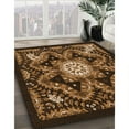 thumbnail image 3 of Ahgly Company Machine Washable Indoor Rectangle Transitional Black Brown Area Rugs, 3' x 5', 3 of 7