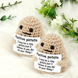 Bambolina Di Patata VEghee In Lana - Portafortuna Positivo Tascabile - Foto 6