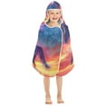 thumbnail image 7 of Horse Roars in Sky Kids Hooded Beach Towel Baby Bath Poncho Towels with Hood Absorbent 50"x23.5" for Pool Swimming, 7 of 7