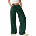thumbnail image 2 of High Waist Dress Pants for Women Straight Leg Flare Slack Pant Stretchy Business Casual Work Office Trousers, 2 of 8