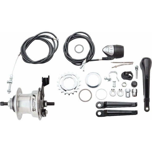 Sturmey Archer XRD3 3sp Hub & Drum Brake Kit RR 36H Sil 3s