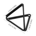 thumbnail image 2 of 36 Pcs Business Card Display Rack Triangle Shaped Table Centerpiece Black, 2 of 8