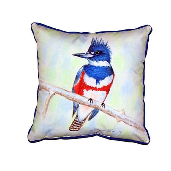 Betsy Drake HJ363 Kingfisher Large Indoor & Outdoor Pillow