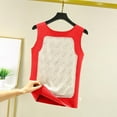 thumbnail image 5 of Roncen Women's Thermal Vest, Fleece Lined Seamless Tank Top, Printed Warm Sleeveless Undershirt, 5 of 7