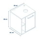 thumbnail image 4 of MOBI Mueble para baño de Madera Modelo Mendoza, 4 of 4