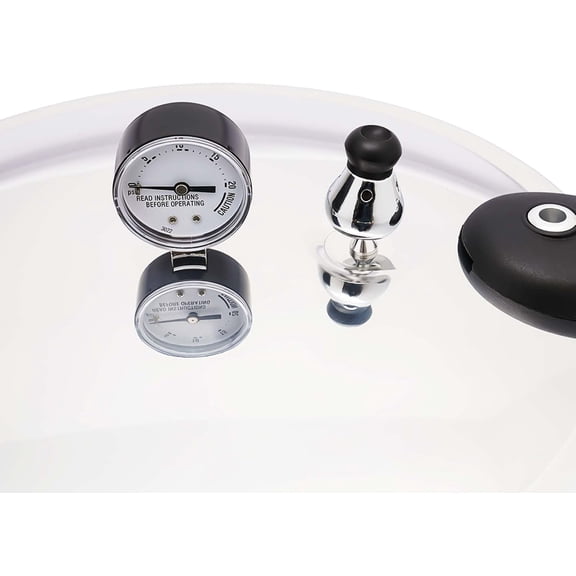 Pressure Canner 22-Quart, Stainless Steel Pressure Canner 22 Quart Induction, Aluminum Pressure Cooker Built-in Pressure Gauge with Rack, Silver$$