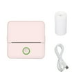 thumbnail image 2 of Bluetooth Mini Printer Ecohintz Portable Mini Bluetooth Thermal Printer - Wireless Sticker Maker for Phone & Tablet, Compact Design, Includes Paper Roll & Charger for Notes, Photos, Journaling, 2 of 9