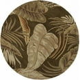 thumbnail image 2 of 7' Round Wool Mocha Area Rug, 2 of 2