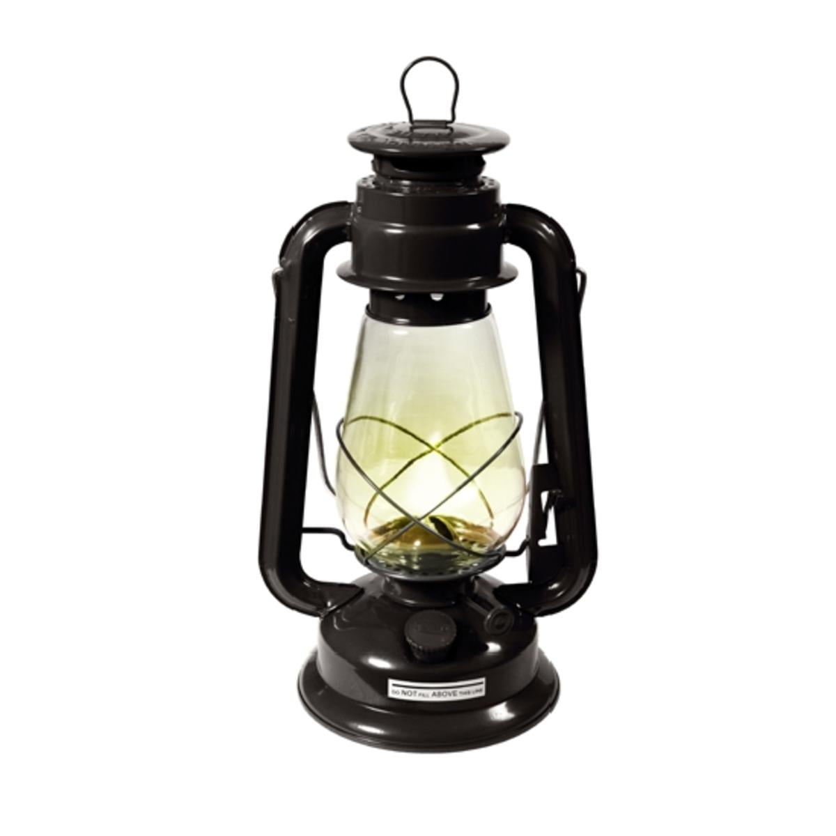 Black Kerosene Lantern 12" Tall
