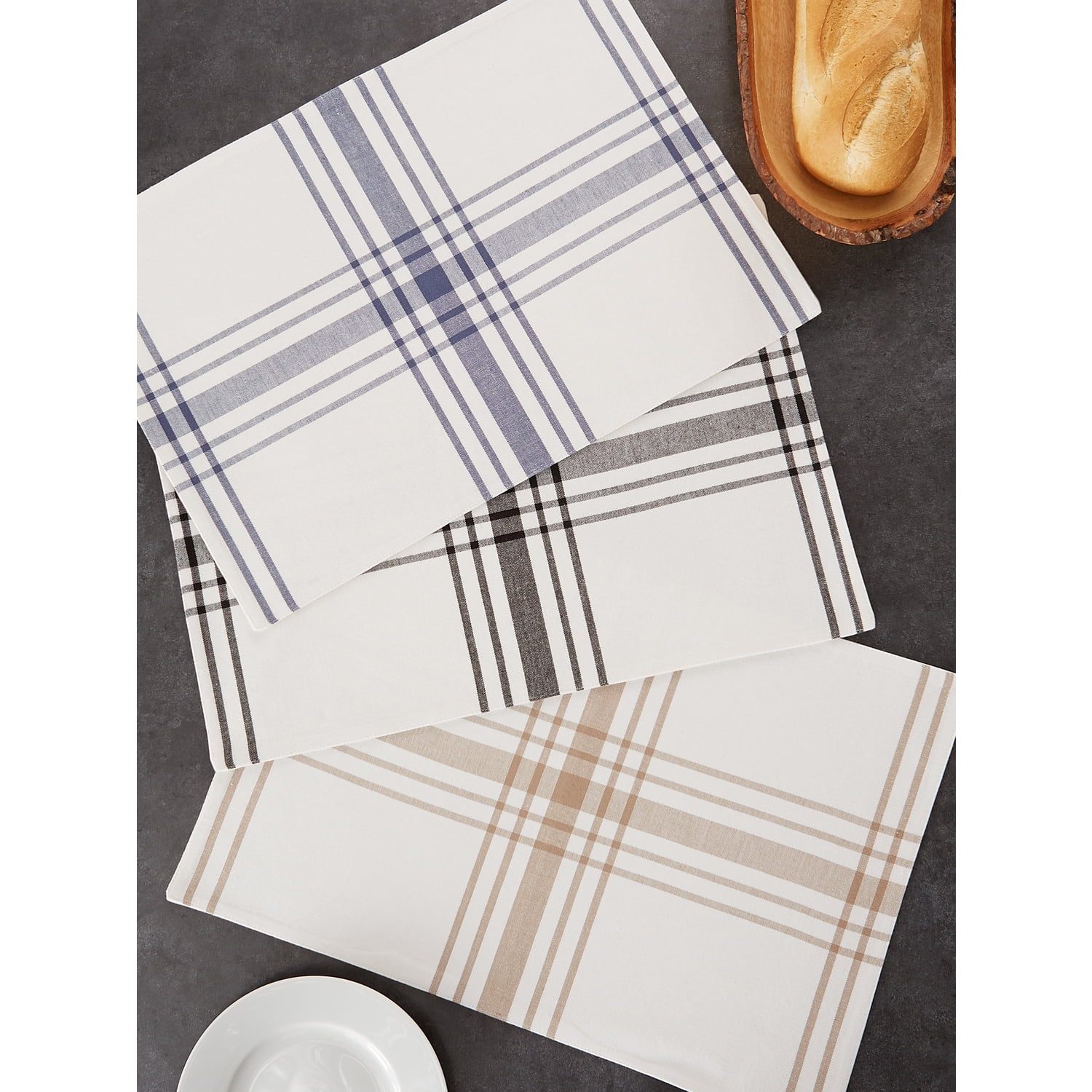Black Home Sweet Farmhouse Placemat (Set of 6)