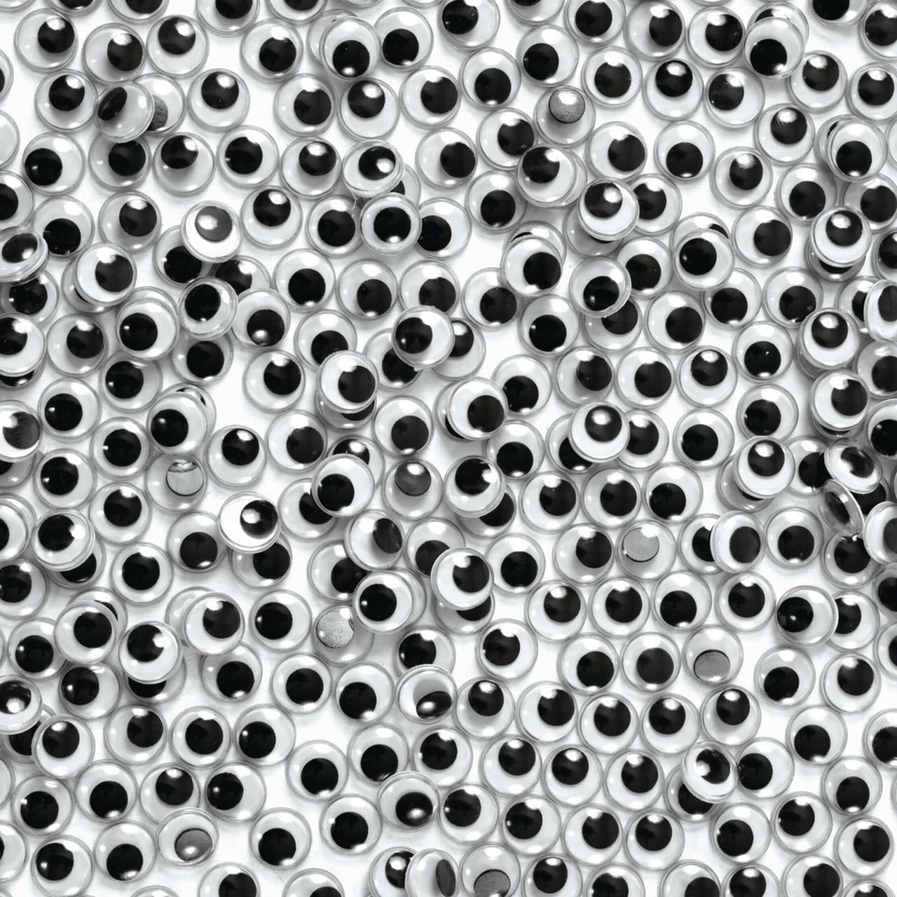 Colorations Wiggly Eyes, Black - 1, 000 Pieces