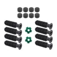 thumbnail image 1 of Lipstore 8 Pieces Table Football Replacement Handles Easy to Install Foosball Handles Green Footballs, 1 of 8