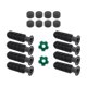 thumbnail image 1 of Tabla 8pcs Table Reemplazo de Fútbol Reemplazo de Fútbol Accesorios de Fútbol con 2 Fútbol Americano Pequeño Reemplace Piezas Mango de Manejo de Futbo Balones de fútbol, 1 of 8