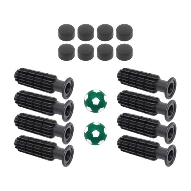 Tabla 8pcs Table Reemplazo de Fútbol Reemplazo de Fútbol Accesorios de Fútbol con 2 Fútbol Americano Pequeño Reemplace Piezas Mango de Manejo de Futbo Balones de fútbol