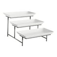 thumbnail image 4 of CoudarTitie 3 Tier Serving Stand Fruit Dessert Presentation Tiered Serving Tray Cupcake Tier Black, 4 of 9