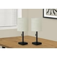 thumbnail image 1 of Monarch Specialties Lighting, Set Of 2, 17"h, Table Lamp, Usb Port Included, Black Metal, Beige Shade, Contemporary, 1 of 6