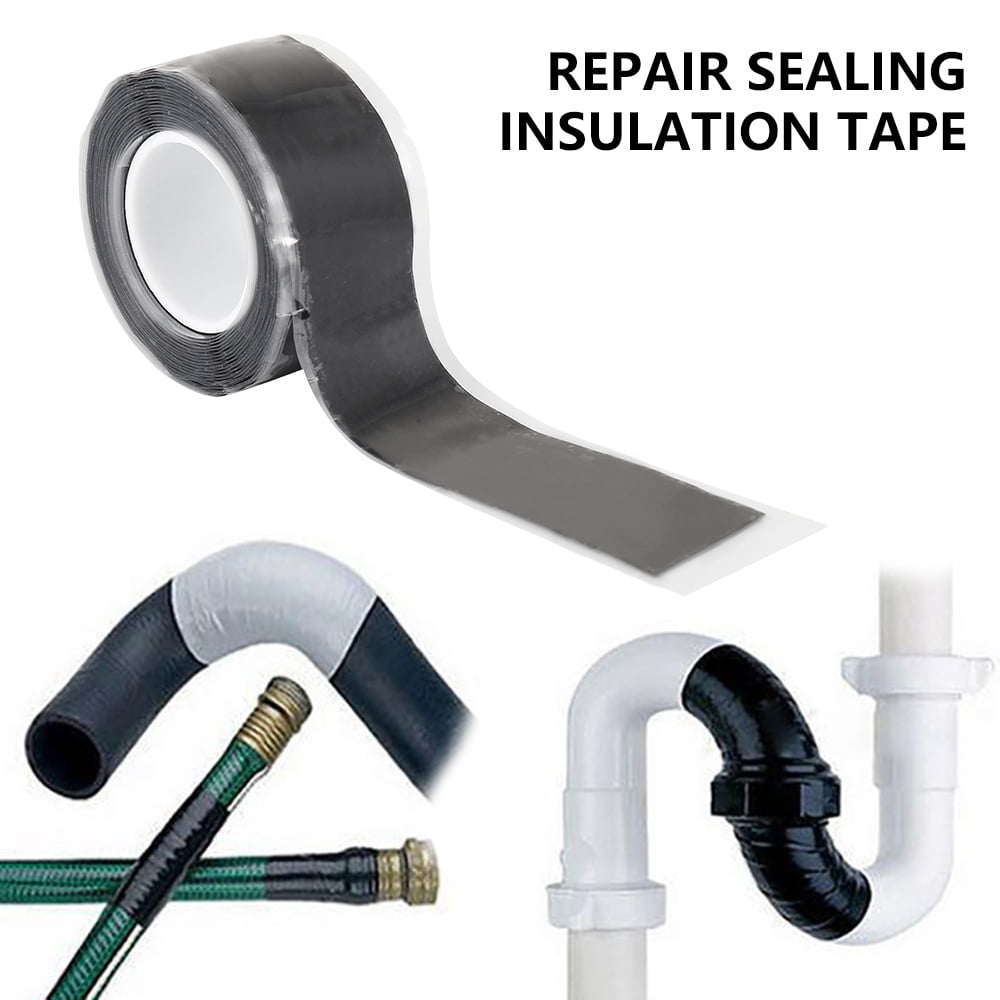 ULTECHNOVO Waterproof Tape Outdoor Hose Leak Stop Rubber Tape Repair Tape  Outdoor Adhesive Tape All Weather Patch Tape Seal self fusing Tape Kitchen