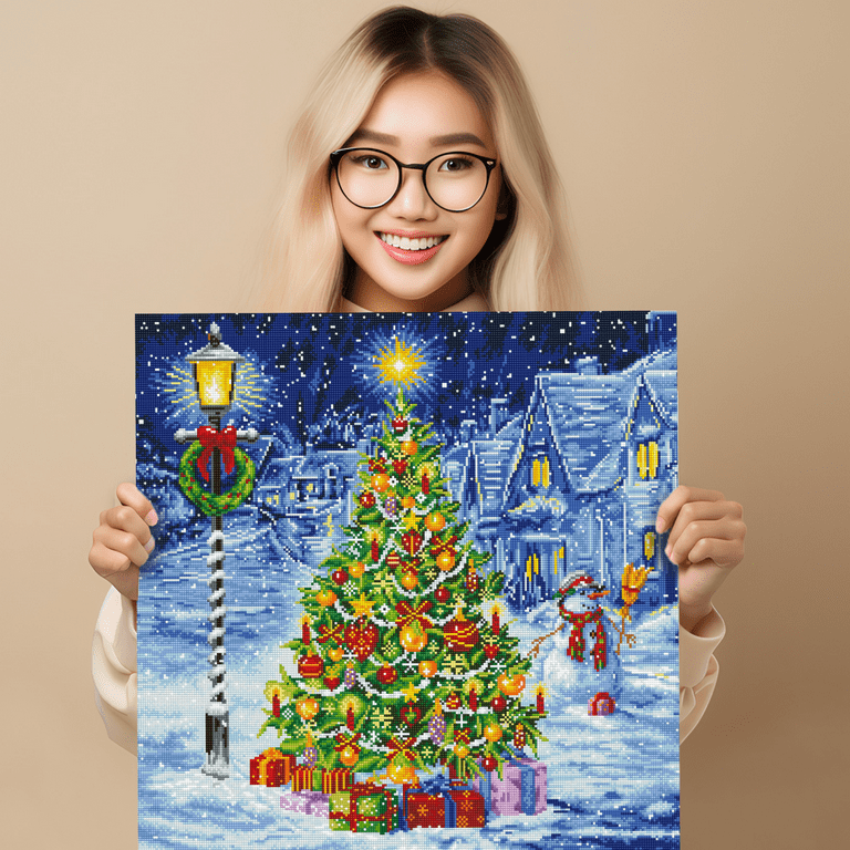 Diamond Dotz Oh Christmas Tree Diamond Painting Kits for Adults