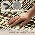 thumbnail image 6 of ODIKA Alfombras Interlocking Stripe Motif Rectangular Para Habitacion Non-Slip Chair-Friendly for Dining Room, Under Table, Home Office, 6 of 7