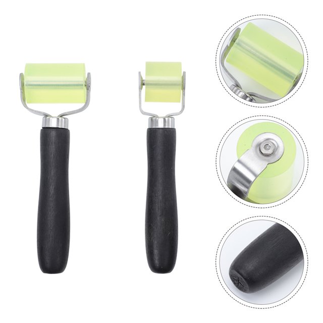 unbranded 2Ud Rodillo Para Pegatinas Y Papel Tapiz Uso En Casa Con Ergonómico