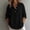 Black, variant on Women's Short Sleeve Criss Cross Twist Knot Back T-Shirt, Solid Loose Soft Fabric Daily Casual Blouse Brown S