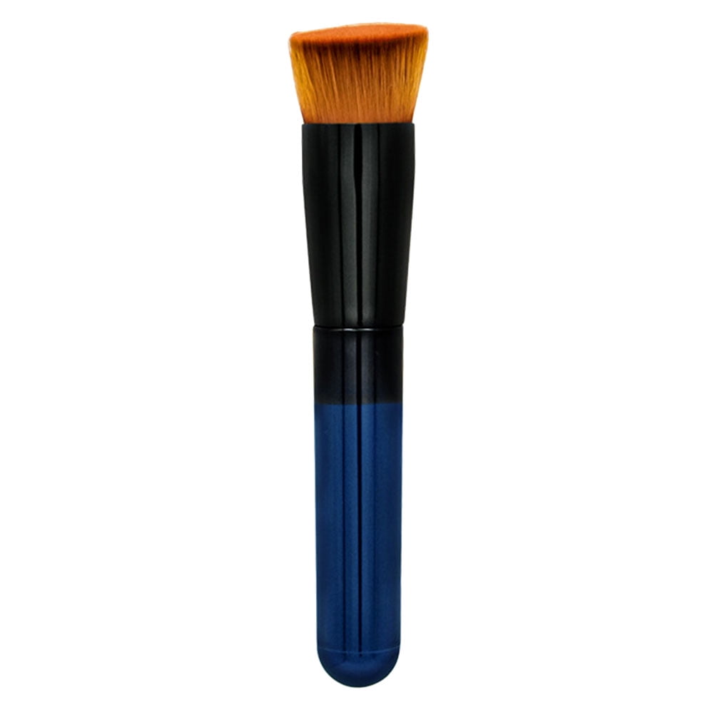 Angled Flat Foundation Brush with HighDensity Hair for Blending Liquid