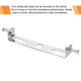 thumbnail image 5 of Uxcell 100x18x17mm Lighting Fixture Mounting Bracket Ceiling Light Plate 2 Set, 5 of 6