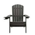 thumbnail image 3 of Tranquilo Depot Folding Dark Grey Adirondack Chair, 3 of 12