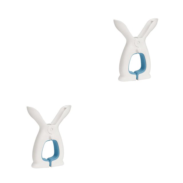 Ounissouiy Ropa de lavandería Pin Colgando Tendedero Clip de secado Jardín Muñeca Pinzas decorativas Sujeción Reutilizable Pinza de cortina Type4 NO4