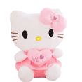 thumbnail image 2 of Peluche Hello Kitty Con Corazón Kawaii Para Regalo 25cm Xtellar rosa, 2 of 3