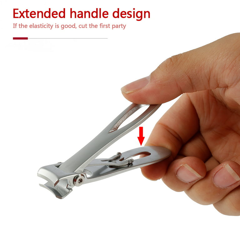EBEWANLI Straight Nail Clipper, 17mm Wide Jaw Opening Extra Large